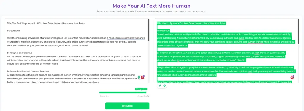 How to make AI content undetectable (7 methods tested)