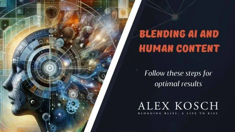 blending ai and human content