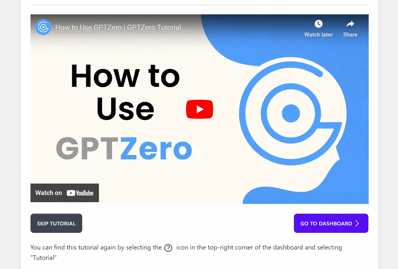 GptZero how to use video hello